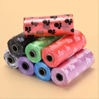 China Degradable Plastic Stored Dog Poop Bag Dog Poop Bags For Dog Cat Toilet Clean Up Outdoor Waste Cleaning Garbage Bag for sale