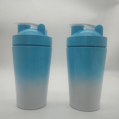 China Sustainable 500ml Stainless Steel Protein Shaker Bottle for sale