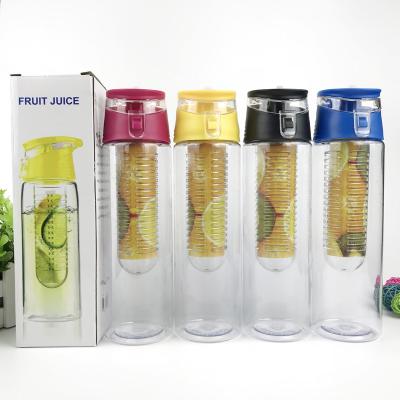 China Sustainable Fruit Infuser Water Bottle 700ml for sale