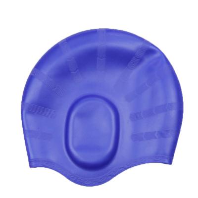 China Fit for men's and women's high quality ear protection swim cap for sale