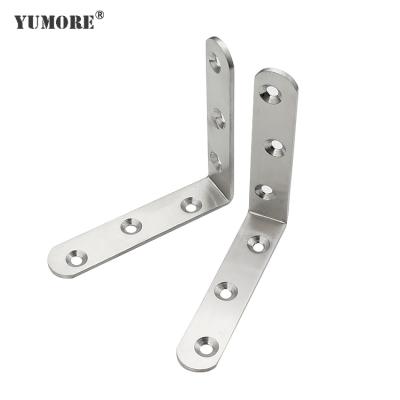 China Angle Shelf Wall Mount Angle Bracket Stainless Steel Corner Bracket for sale