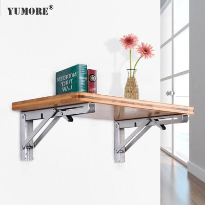 China China factory stainless steel pull down shelf hardware folding desk table shelf brackets for sale