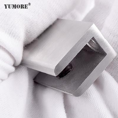 China stainless steel glass fitting clamp wall mounted hanging glass clamp for sale