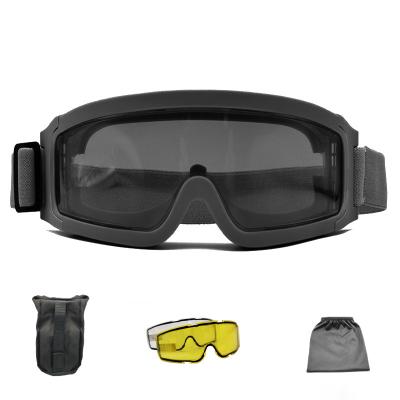 China Yijia Error Goggles Anti Fog Eye Protection Goggles HD PC Lens Black Yellow Motorcycle UV Ski Outdoor Work Welding Glasses for sale