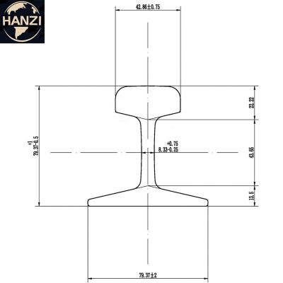 China Train Rails 15kg Light Steel Rail for sale