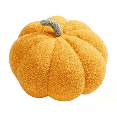 China INS Style Eco-friendly Pumpkin Shaped To Support Super Soft Back Cushion Plush Pillow Kids Room Decoration for sale