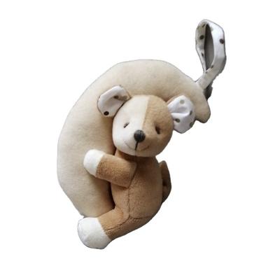 China 2022 Hot Selling Newborn Newborn Gift STUFFED Amazon Baby Mouse Rattle Stick Toy Mouse BB Rattle Hand Bell From Amazon for sale