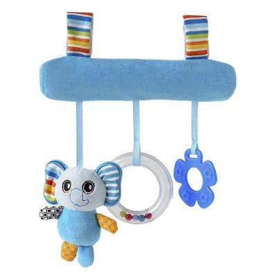 China STUFFED Baby Crib Rattle Crib Toys Baby Crib Stroller Educational Musical Bell Mobile Infant Hanging Toy for sale