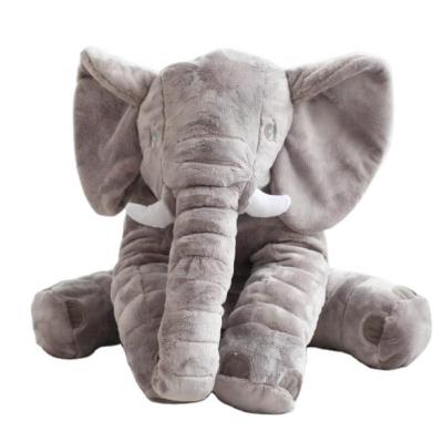 China Kids Gift Baby Product Baby Stuffed Plush Big Ear Elephant Toys Baby Blue Sleeping Pillow for sale