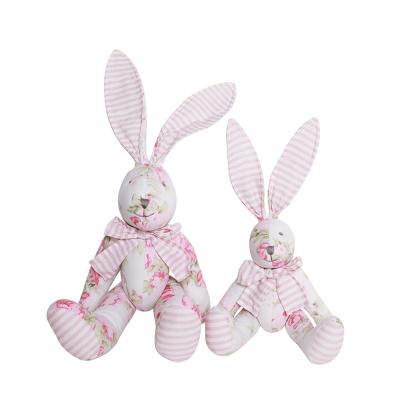 China Small Size Home Decor White Cotton Rabbit Ear Rabbit Ear Dolls Long STUFFED Baby Girl Doll Gift for sale