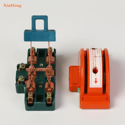 China Factory price premium copper quality double pole throw change over knife transfer switch 2P for sale