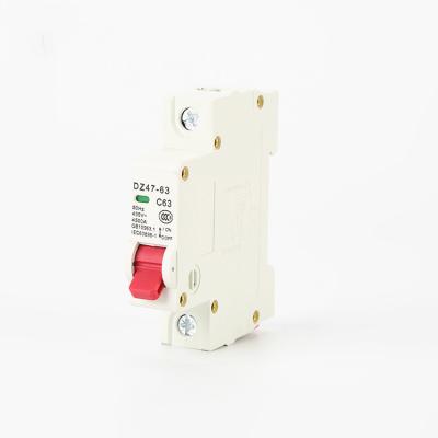 China Factory supply DZ47 mini mcb rccb rcbo mccb DZ47 circuit breakers for sale