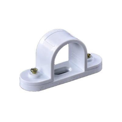 China Factory wholesale low price cable connector N plastic conduit PVC pipe fittings saddle electrical wiring clip for sale