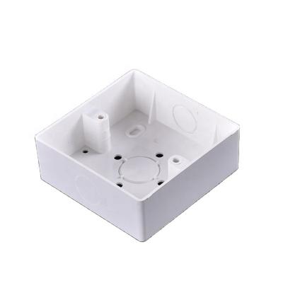 China PVC Electrical Wholesale Electrical Plastic Construction Or Junction Box 86mm L X 86mm W X 33mm D for sale