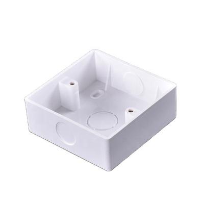 China PVC Wall Socket Lightbar Light Electric Plastic Back or Build Outdoor Switch Box for sale