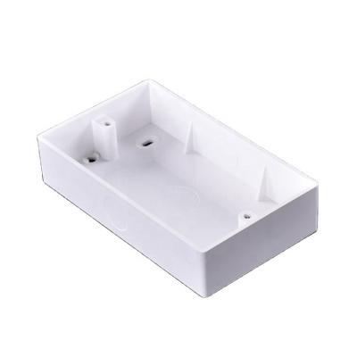 China Construction PVC Junction Box 148x88x32 Electrical Thick Switch Box Or China 3x3/3X6 Electrical Factory for sale