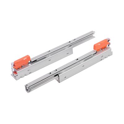 China Soft Fine Fit Triple Extension Drawer Slide Drawer Slide Narrow Rail for sale