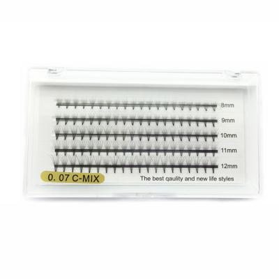 China 8 0.07 super flexible bristles in a single group in the middle of natural false eyelashes for sale