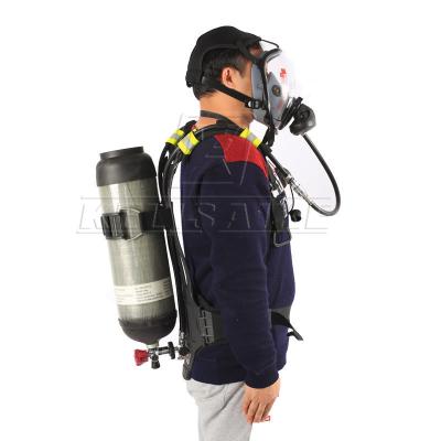 China 6.8L Scba Portable Breathing Apparatus Equipment with Carbon Fibre Cylinder for sale