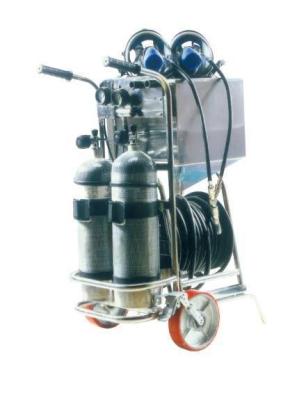 China Portable 2L Gas Cylinder Trolley Mounted Breathing Apparatus For Industrial Safety for sale