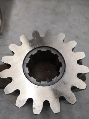 China 14 Module 17T Planetary Drive Metal Spur Gear Rectangular Spline for sale