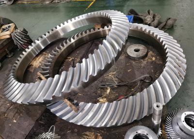 China YIZGEAR 62T Large Size Spiral Bevel Gears Set 30 Module for sale