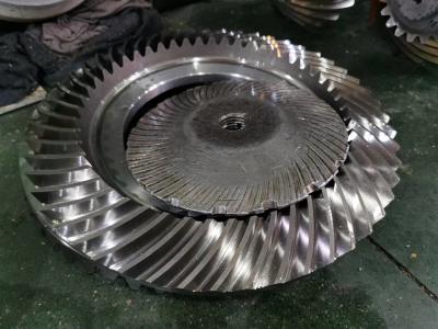 China 17CrNiMo6 Transmission Gear Bevel Gear Set Steel Spiral Gear Teeth Grinding for sale