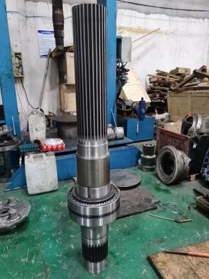 China Main Involute 50HRC Spline Gear Shaft Transmission Parts Of Coal Heading Machine 2220mm for sale