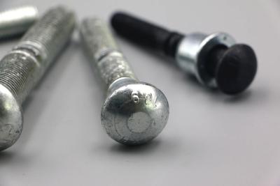 Cina Boltoni di blocco in acciaio di 64 mm x 019 mm rivestiti di zinco per collegamenti robusti in vendita