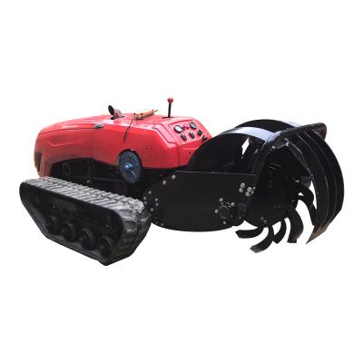 China Elevates Field Mower Easy Operation Equipment Remote Control Mini Cultivator for sale