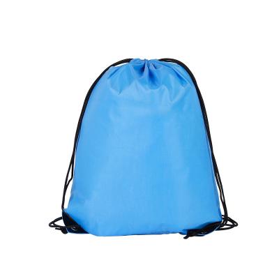 China Lightweight Waterproof Drawstring Polyester Lightweight Backpack for sale