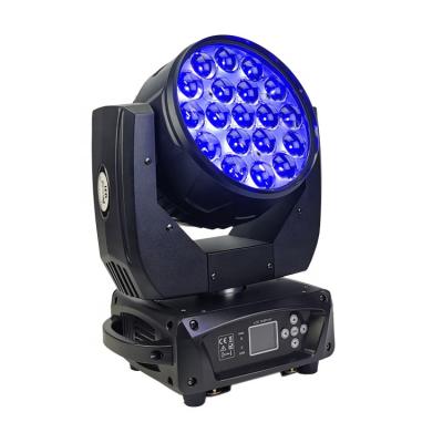 China Hot Sale LED Stage Light Party DJ 19X15w Zoom Moving Head Wash LED Spot Lights for sale