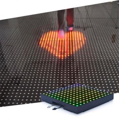 China High Quality Professional 144 Pixel IP67 LED Dance Floor Digital Video LED LANDSCAPE Interactive Outdoor Panel for Nightclub Disco Party for sale