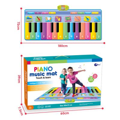 China Music Toddlers Piano Playmat Touch Play Game Dancing Blanket Playmat For Baby for sale