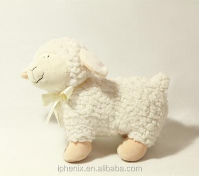 China Chinese Plush Factory Direct Baby Sheep Plush Toy Standing Plush Sheep Toy Baby Lamb for sale