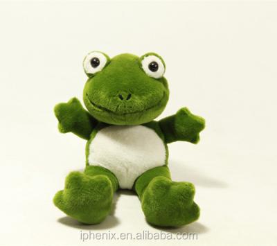 China China Factory Direct Cute Big Eyes Plush Stuffed Animal Green Frog Toy For Holiday Gifts for sale