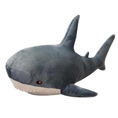 China Giant Eco-friendly Toy Soft Stuffed Cute Shark Stuffed Animal Pillow Sharks Doll Cushion Kids Gift for sale