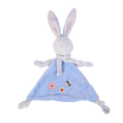 China Wholesale Washable 100% Cotton Easter Bunny Rabbit Appease Bibs Custom Baby Bibs for sale