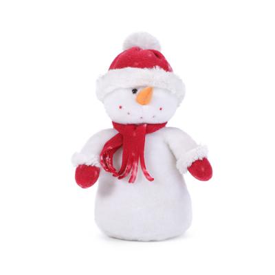 China High Quality Eco-friendly Toy Kids Stuffed Snowman Doll Plush Christmas Gift Decoration for sale