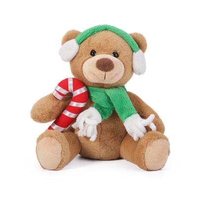 China Amazon Direct Sales Christmas Hot Children's Teddy Bear Plush Toy Doll Factory Eco-friendly Gifts for sale