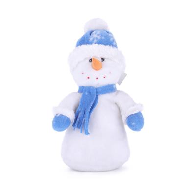 China Eco-friendly Cute Christmas Snowman Snowman Stuffed Animal Toys Children Toy Custom Decoration Doll for sale