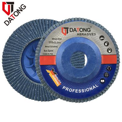 China Datong Stainless Steel Factory 4.5 Inch Grinding Wheel Zirconia Fin Super Plastic Abrasive Disc For Polished Metal for sale