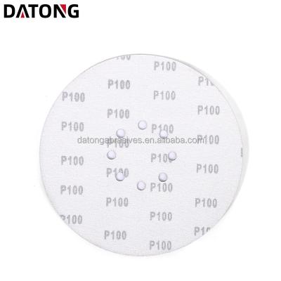 China Datong Premium Metal Aluminum Oxide 9 Inch 8 Holes 120 Grit Hook And Loop Sanding Disc For Drywall for sale