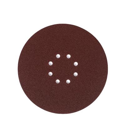 China Datong Premium 220 Hole Grinding Aluminum Oxide 9 Inch 8 Grit Hook And Loop Sanding Disc For Drywall for sale