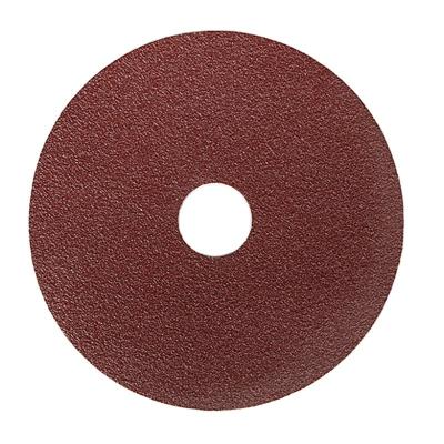 China Great Grinding Quality Polishing Stainless Steel Wood Fiber Disc Aluminum Oxide 5inch Grit 80 Thickness 0.8mm Abrasive Grinding Wheel for sale