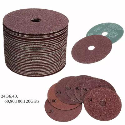 China High Quality Aluminum Oxide Stainless Steel Wood Fiber Polishing Disc 180*22mm 7 Inch Grit 60 Thickness 0.8mm Abrasive Grinding Wheel for sale