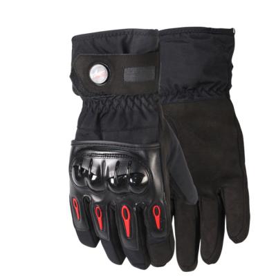 China Durable Sales Full Motorcycle Anti-skid Four-season Protective Windproof Warm Breathable Finger Recycling Gloves for sale