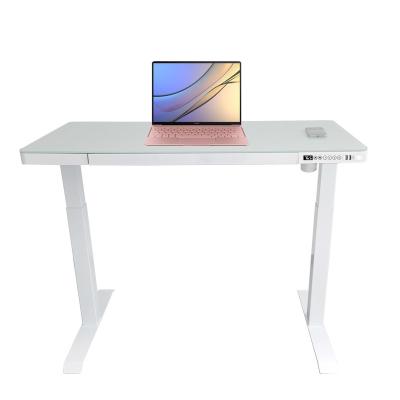 China Height Adjustable (Height) Adjustable Desk With Drawer And USB Type C Charging Port Port for sale