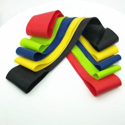 China Fitness Exercise Wholesale Resistance Band Bodybuilding Exercise Hip Bands Stretch Training TPE Resistance Ring for sale