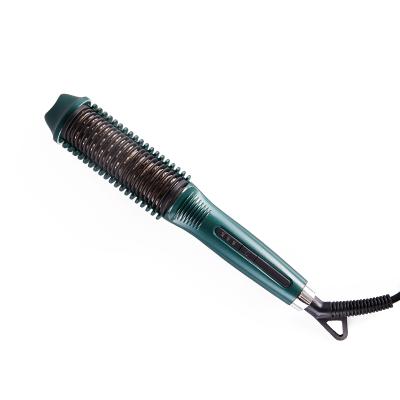 China Ceramic Iron Steam Hair Straightener Electric Ceramic Brush For Women for sale